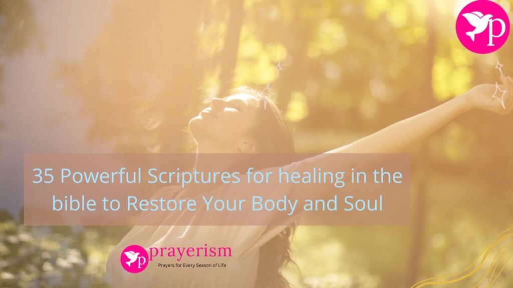 Scriptures for healing in the bible