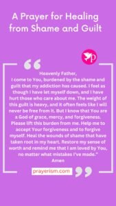 A Prayer for Healing from Shame and Guilt