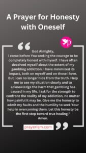 A Prayer for Honesty with Oneself