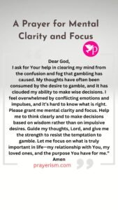 A Prayer for Mental Clarity and Focus