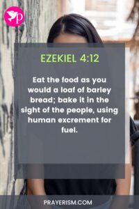 Eating Bread Baked Over Human Excrement