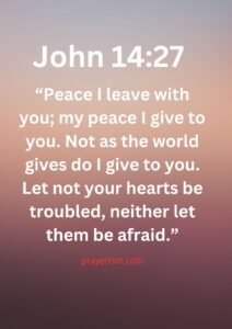 Peace I Leave with You