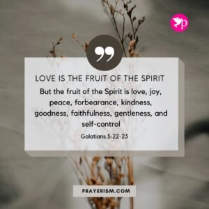 Love is the Fruit of the Spirit