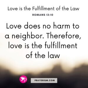 Love is the Fulfillment of the Law