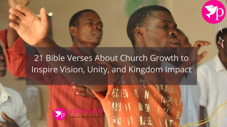 Bible Verses About Church Growth