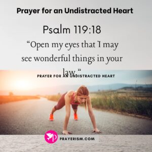 Prayer for an Undistracted Heart