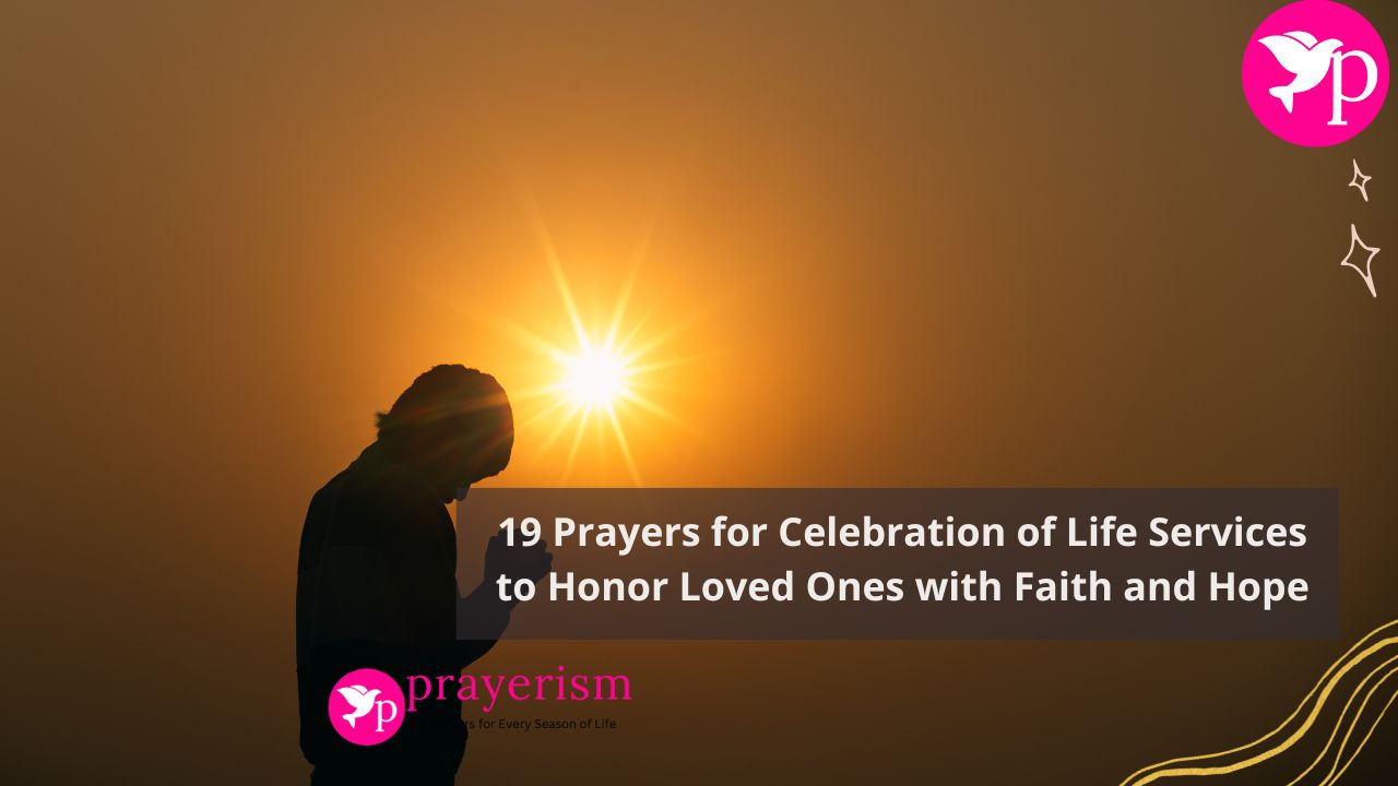 Prayers for Celebration of Life Services