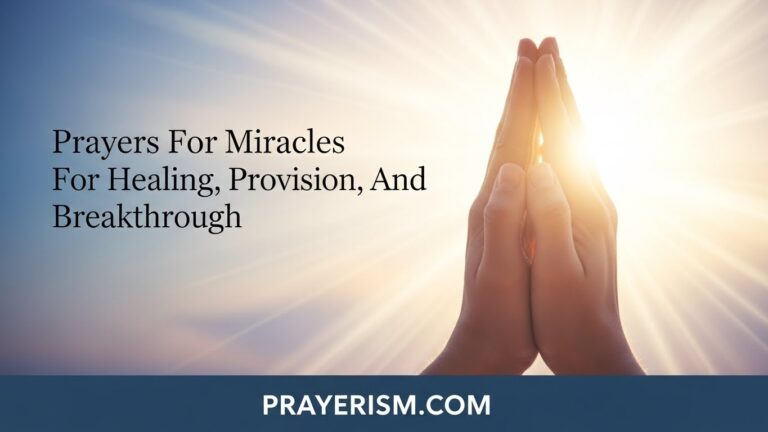Prayers For Miracles