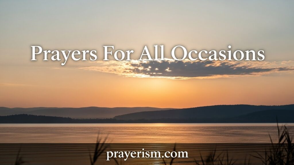 Prayers For All Occasions