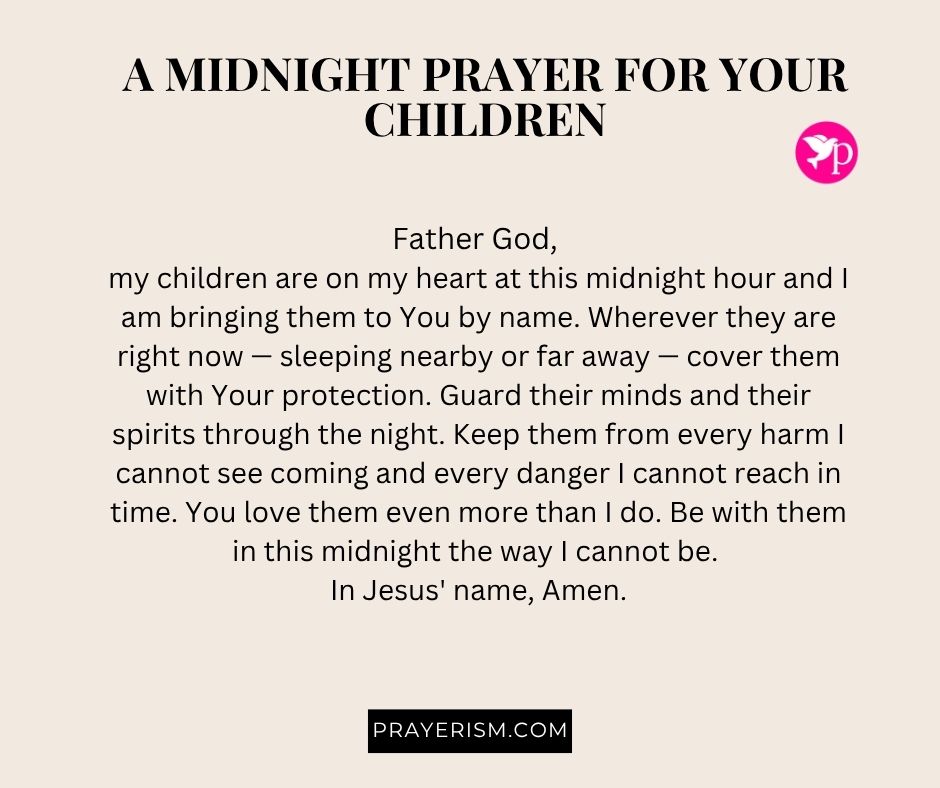A Midnight Prayer for Your Children