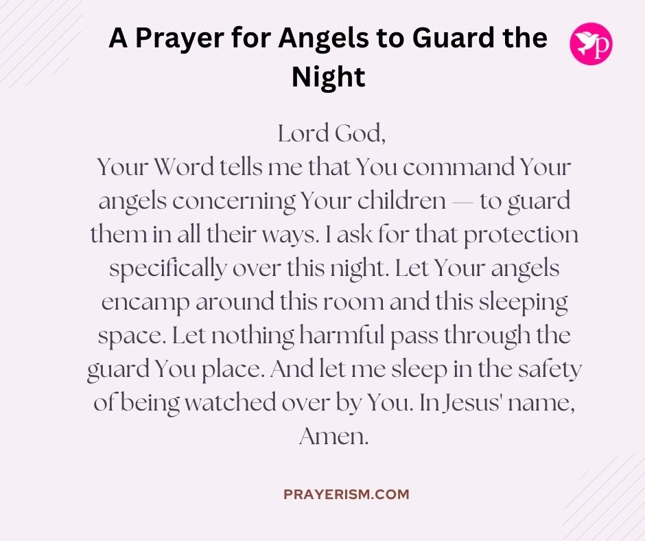 A Prayer for Angels to Guard the Night