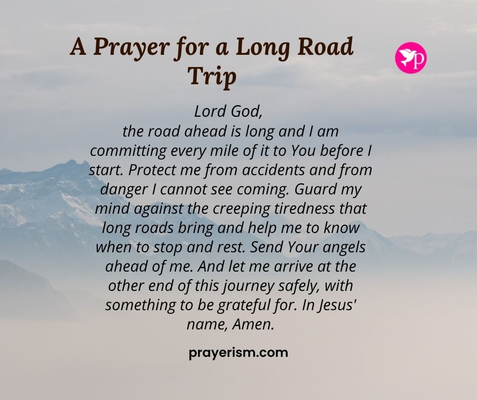 A Prayer for a Long Road Trip