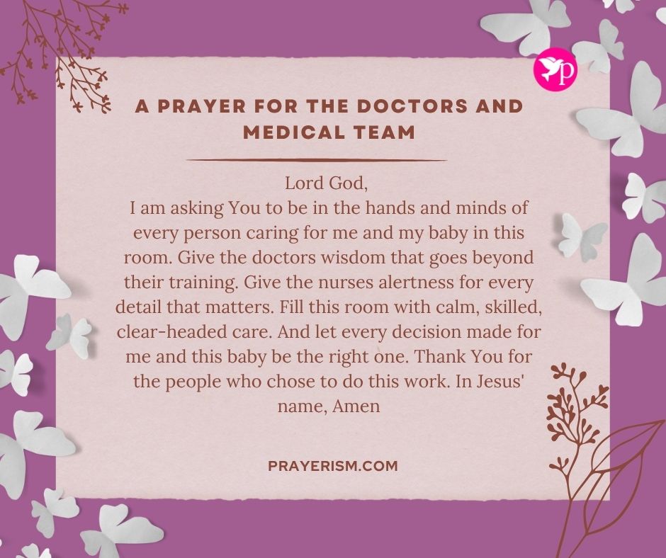 A Prayer for the Doctors and Medical Team