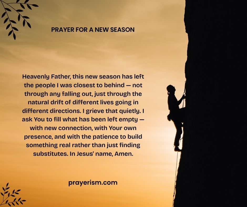 Prayer for a New Season