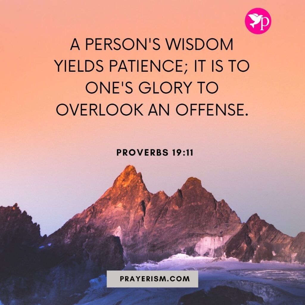 Proverbs 19:11