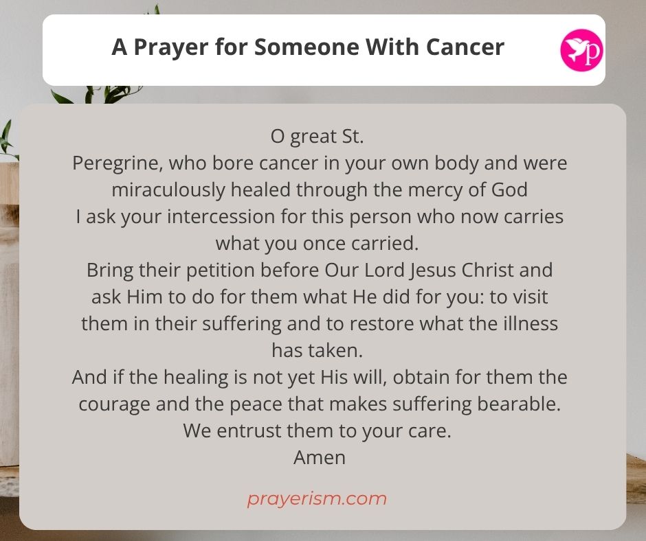 A Prayer for Someone With Cancer